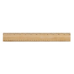 Timberson īpaši biezs abpusējs bambusa lineāls, 30 cm - Image 2