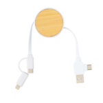 RCS Ontario ievelkams kabelis no pārstrādātas plastmasas, 4 vienā - Image 3