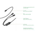 Terra 100W RCS kabelis ar divām USB-C izejām - Image 3