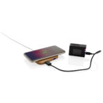 Bambusa 5W bezvadu lādētājs ar USB - Image 3