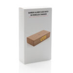 Bambusa modinātājpulkstenis ar 5W bezvadu lādētāju - Image 8