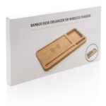 Bambusa galda organizators ar 5W bezvadu lādētāju - Image 6