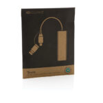 Terra RCS centrmezgls ar 3 USB pieslēgvietām no pārstrādāta alumīnija - Image 4
