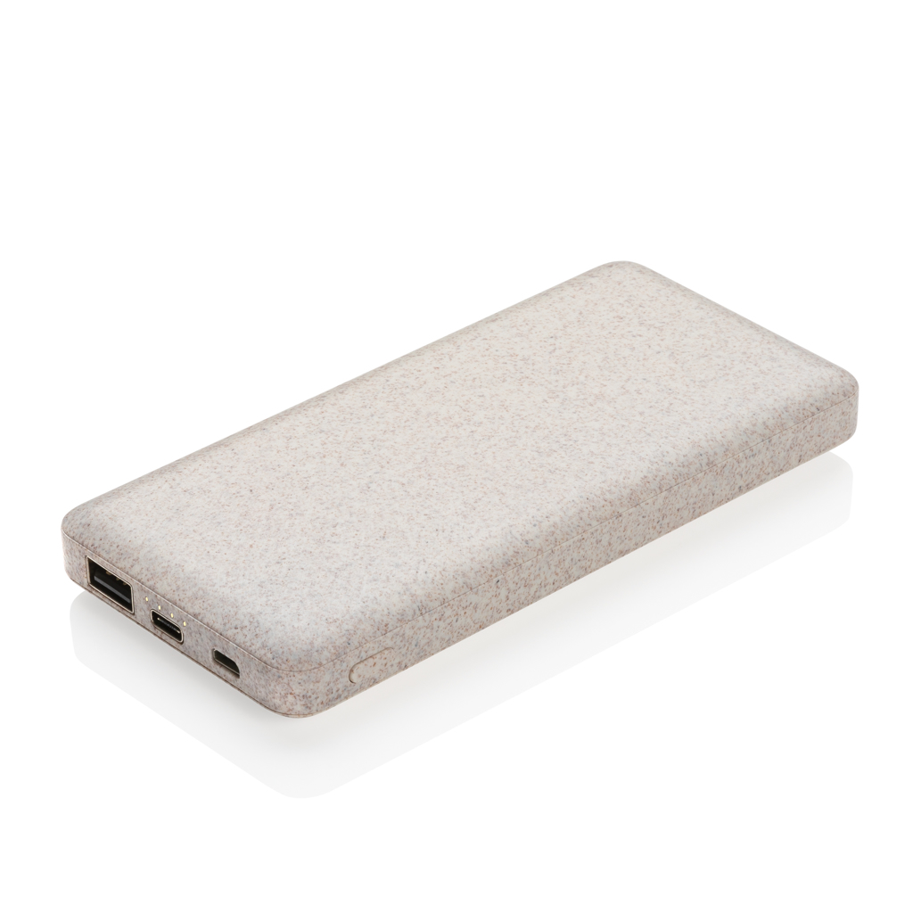 P322.299__B_1.jpg Ārējais akumulators no kviešu salmiem, 10 000 mAh - Image 1