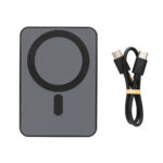 Magnetix RCS magnētiskais ārējais akumulators no pārstrādātas plastmasas, 5000 mAh - Image 4