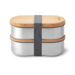 Black+Blum dubultā nerūsējošā tērauda bento kastīte - Image 6