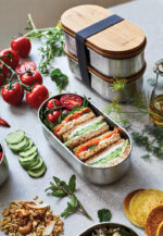 Black+Blum dubultā nerūsējošā tērauda bento kastīte - Image 9