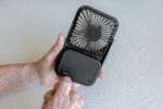 Aervina RCS uzlādējams galda ventilators, no pārstrādātas plastmasas - Image 6