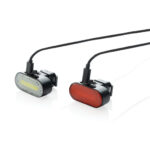 Lumino RCS USB uzlādējams velosipēda lukturu komplekts, no pārstrādātas plastmasas - Image 4