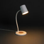 Zenara RCS 15W bezvadu galda lampa, no pārstrādātas plastmasas un korķa - Image 8