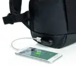Madrid pretzagšanas klēpjdatora mugursoma ar RFID un USB, bez PVC - Image 6