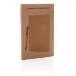 A5 bambusa piezīmju grāmatiņas un pildspalvas komplekts - Image 6