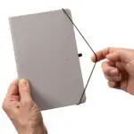 GRS A5 piezīmju grāmatiņa cietajos vākos, no pārstrādātas ādas - Image 7