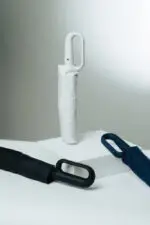 Yara 21 collu AWARE™ vienkrāsains lietussargs ar karabīni, no RPET - Image 7