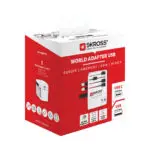 SKROSS World Travel Adapter MUV 2-pole ar USB A un C - Image 4