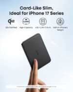 Anker Nano tievs bezvadu ārējais akumulators MagGo, 5K, 15W, Qi 2.0 - Image 6