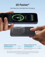 Anker Nano tievs bezvadu ārējais akumulators MagGo, 5K, 15W, Qi 2.0 - Image 7
