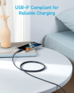 Anker USB-C uz USB-C kabelis, 1,8 m, 60W - Image 6