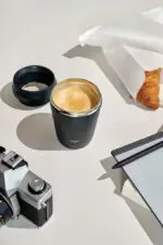 Topl līdzņemamā krūze no pārstrādāta tērauda, ar patentētu 360° vāciņu, 235 ml - Image 4