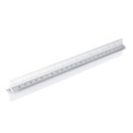 Alumīnija trīsstūra lineāls, 30 cm - Image 2