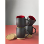 Hearth keramikas krūze 400 ml ar koka paliktni - Image 5