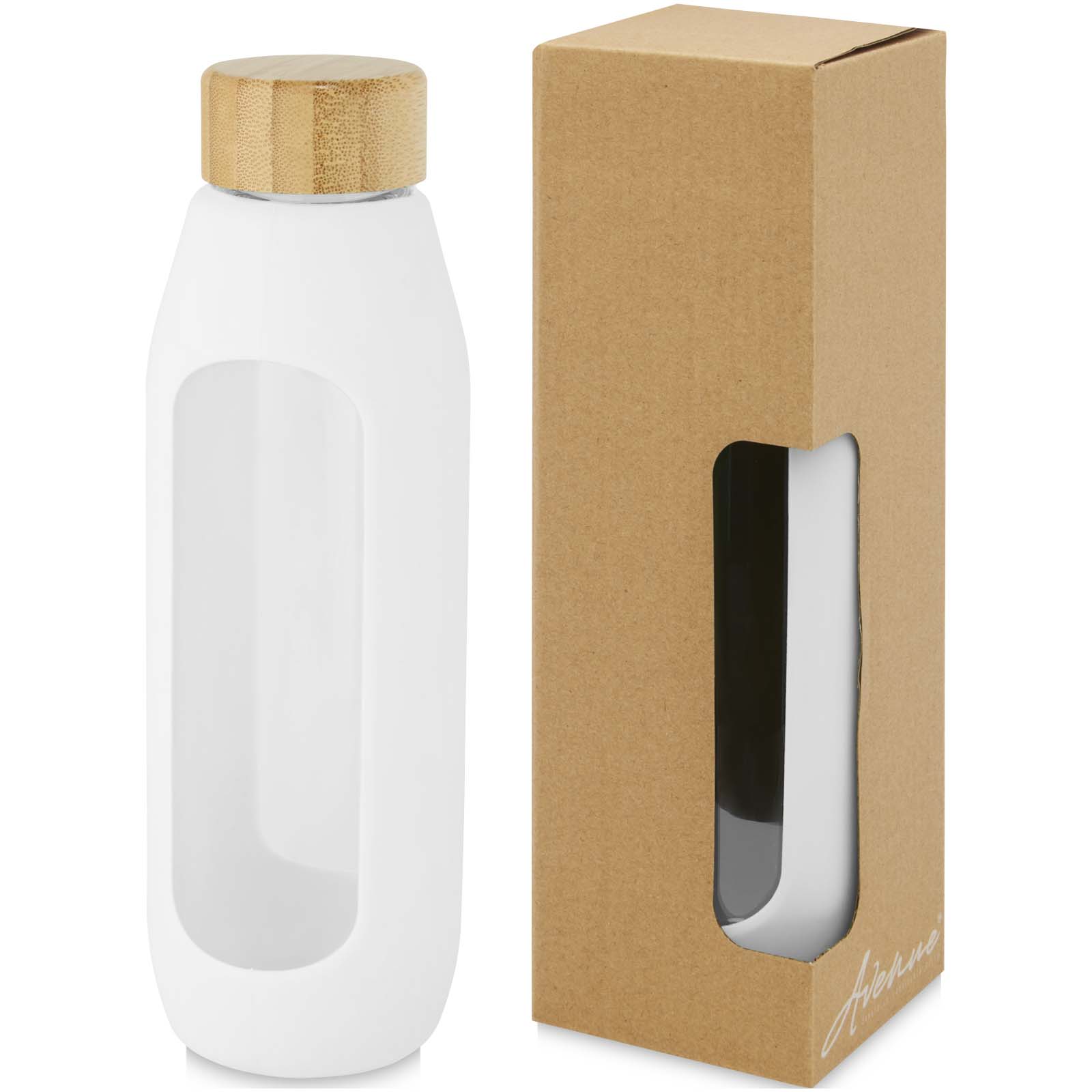 10066601.jpg Tidan 600 ml borosilikāta stikla pudele ar silikona rokturi - Image 1