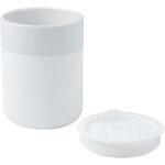 Java 330 ml keramiskais krūzīte ar silikona apvalku un plastmasas vāku - Image 3