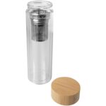 Bailey 400 ml borsilikāta stikla pudele ar tējas filtrēšanas ierīci un bambusa vāciņu - Image 3