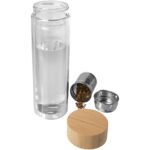 Bailey 400 ml borsilikāta stikla pudele ar tējas filtrēšanas ierīci un bambusa vāciņu - Image 4