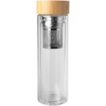 Bailey 400 ml borsilikāta stikla pudele ar tējas filtrēšanas ierīci un bambusa vāciņu - Image 2