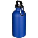 Oregon 400 ml matēta RCS sertificēta pārstrādāta vienkāršsienu nerūsējošā tērauda ūdens pudele ar karabīni - Image 4