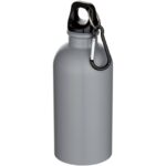Oregon 400 ml matēta RCS sertificēta pārstrādāta vienkāršsienu nerūsējošā tērauda ūdens pudele ar karabīni - Image 5