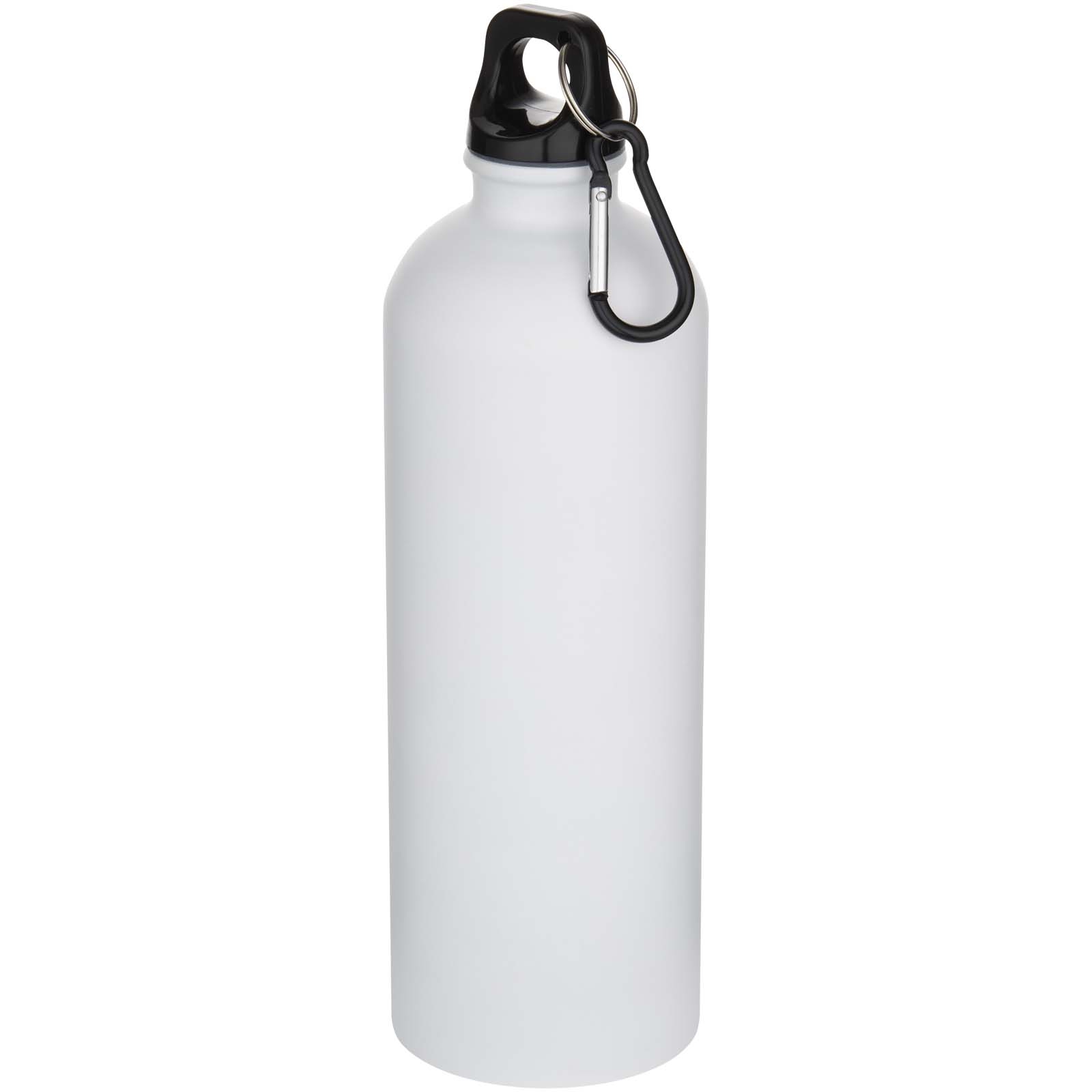 10087201.jpg Oregon 750 ml matēta RCS sertificēta pārstrādāta vienkāršsienu nerūsējošā tērauda ūdens pudele ar karabīni - Image 1