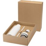 Illuminate 650 ml RCS pārstrādāta dubultās sienas nerūsējošā tērauda ūdens pudele ar 3 vāku komplektu