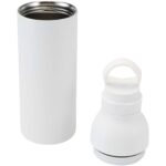 Illuminate 650 ml RCS pārstrādāta dubultās sienas nerūsējošā tērauda ūdens pudele ar 3 vāku komplektu - Image 5