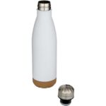 Cove 500 ml dubultās sienas vakuumizolēta nerūsējošā tērauda ūdens pudele ar korķa detaļām - Image 3