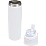 Theron 800 ml RCS sertificēta pārstrādāta vienkāršsienu nerūsējošā tērauda ūdens pudele ar divfunkciju vāku - Image 4