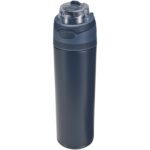 Theron 800 ml RCS sertificēta pārstrādāta vienkāršsienu nerūsējošā tērauda ūdens pudele ar divfunkciju vāku - Image 9
