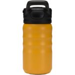 Knox 350 ml RCS pārstrādāta dubultās sienas nerūsējošā tērauda sporta pudele ar atveramu salmiņu - Image 3
