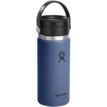Hydro Flask Wide Mouth 473 ml izolēts nerūsējošā tērauda krūze ar Flex Sip™ vāciņu