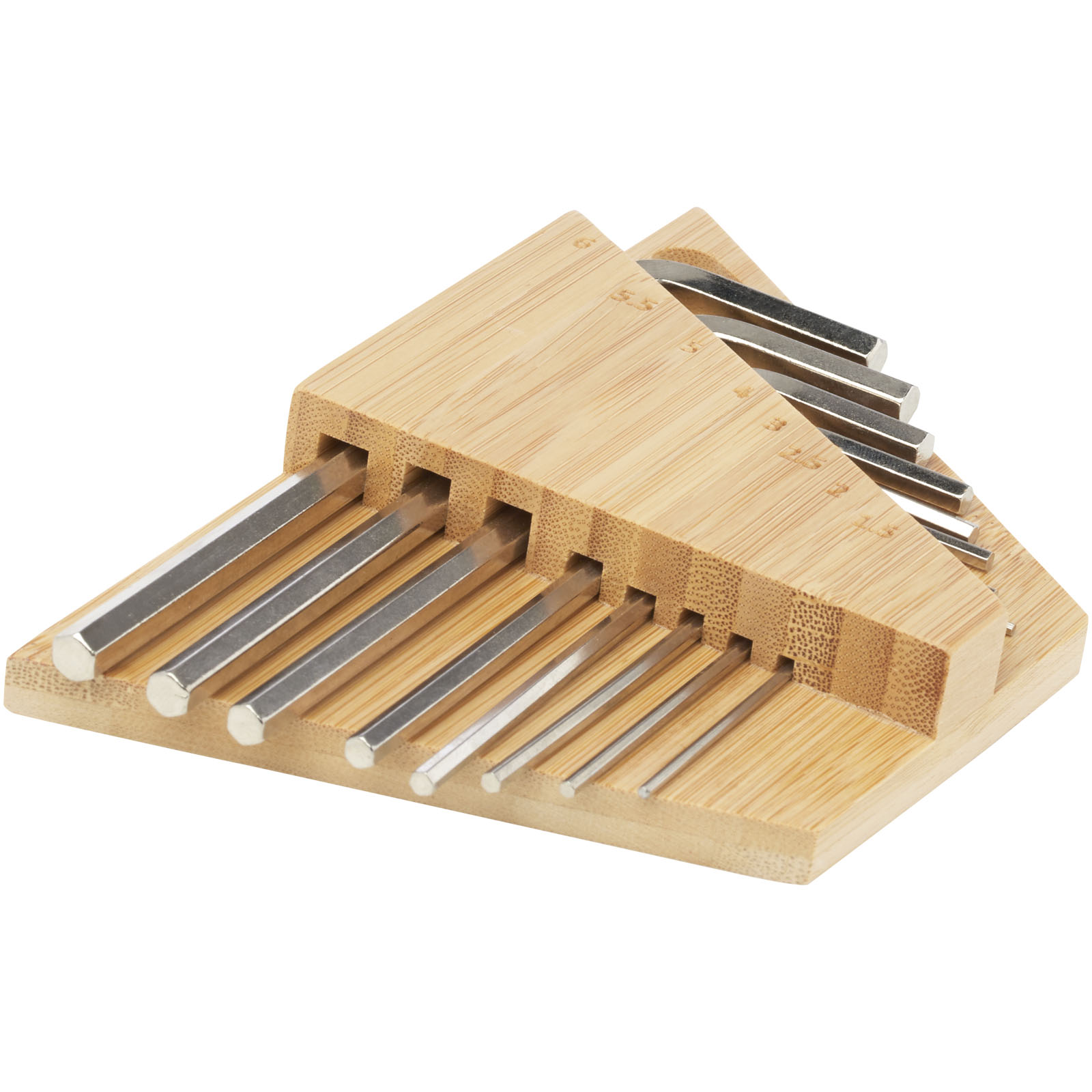 10457606.jpg Allen sešstūra atslēgu komplekts ar bambusa korpusu - Image 1