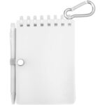 Lig Mini pārstrādāto materiālu piezīmju grāmatiņa ar mīkstu vāku un pildspalvas komplekts (melna tinte) - Image 3