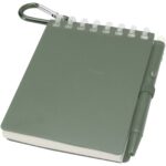 Lig Mini pārstrādāto materiālu piezīmju grāmatiņa ar mīkstu vāku un pildspalvas komplekts (melna tinte) - Image 10