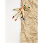 Berk pārstrādāta kartona un kukurūzas plastmasas pildspalva (melna tinte) - Image 6