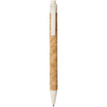 Midar korķa un kviešu salmu pildspalva (melna tinte) - Image 7