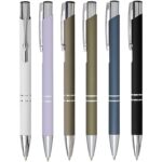 Moneta pildspalva ar soft-touch pārklājumu (melna tinte) - Image 5
