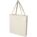 Madras 140 g/m² GRS pārstrādātas kokvilnas soma ar paplašinājumu, 12 l - Image 7