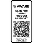Trip Aware™ pārstrādātu ceļojuma pudeles soma 2 l - Image 6