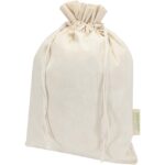 Odisha 140 g/m² OCS sertificēta organiskā dāvanu maisiņa – 42 x 30 cm