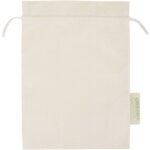 Odisha 140 g/m² OCS sertificēta organiskā dāvanu maisiņa – 42 x 30 cm - Image 2